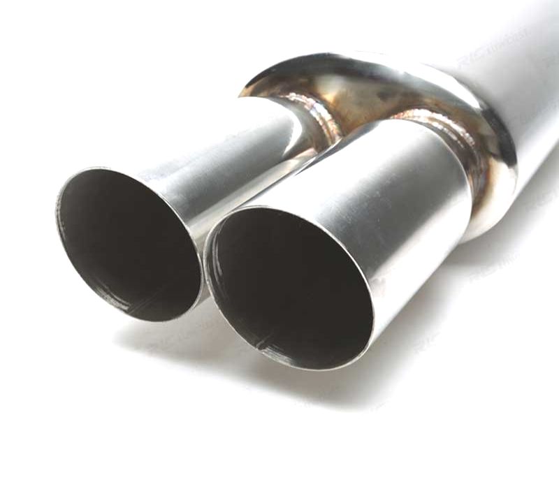 PANELA DE ESCAPE INOX UNIVERSAL DUPLA SAÍDA
