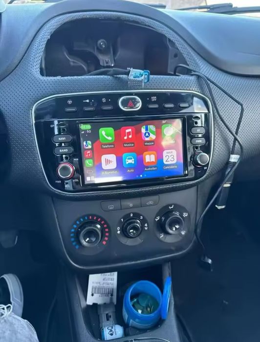Rádio Android 14 com GPS FIAT Grande Punto/Línea (Artigo Novo)