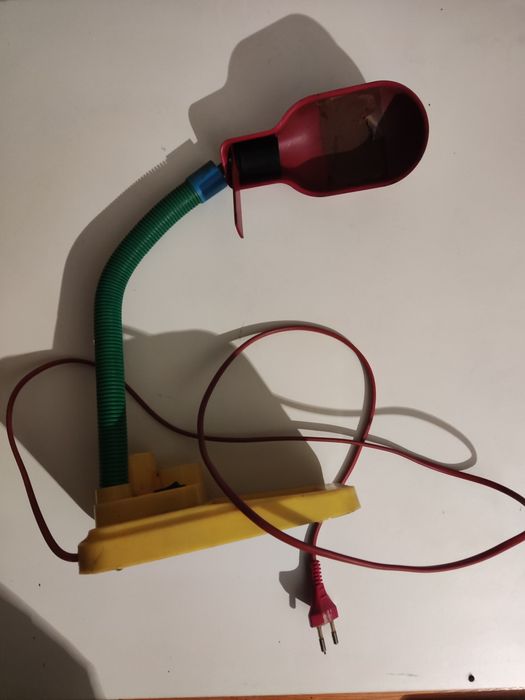 Lampka nocna ZESI Nowe LB-3 biurkowa z czasów PRL-u Vintage