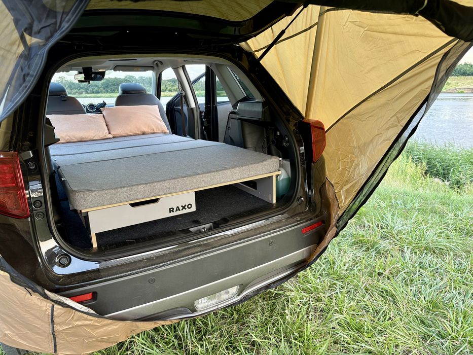 Camperbox RAXO i namiot samochodowy, kamper