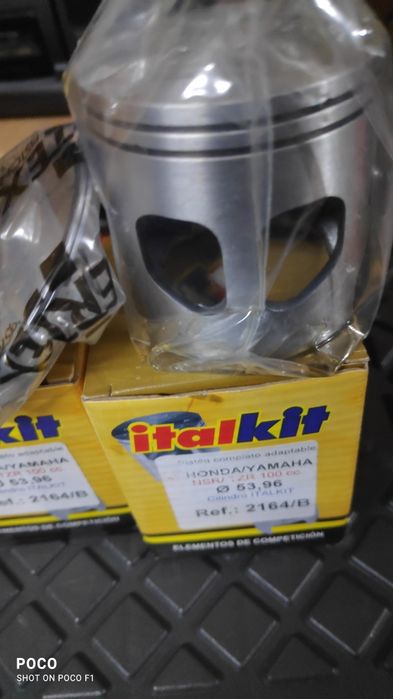 Pistões Italkit Vertex, letra B 53,96mm