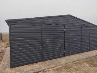 Garaż Blaszany 6 x 5,80  Orzech!