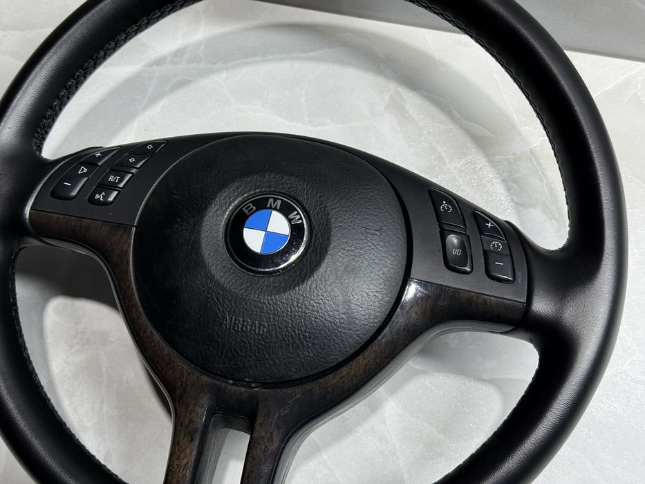 BMW Е39 / Е46 BIRKE ANTHRAZITE Мультируль Дерево Три спиці е39 е46 Шро