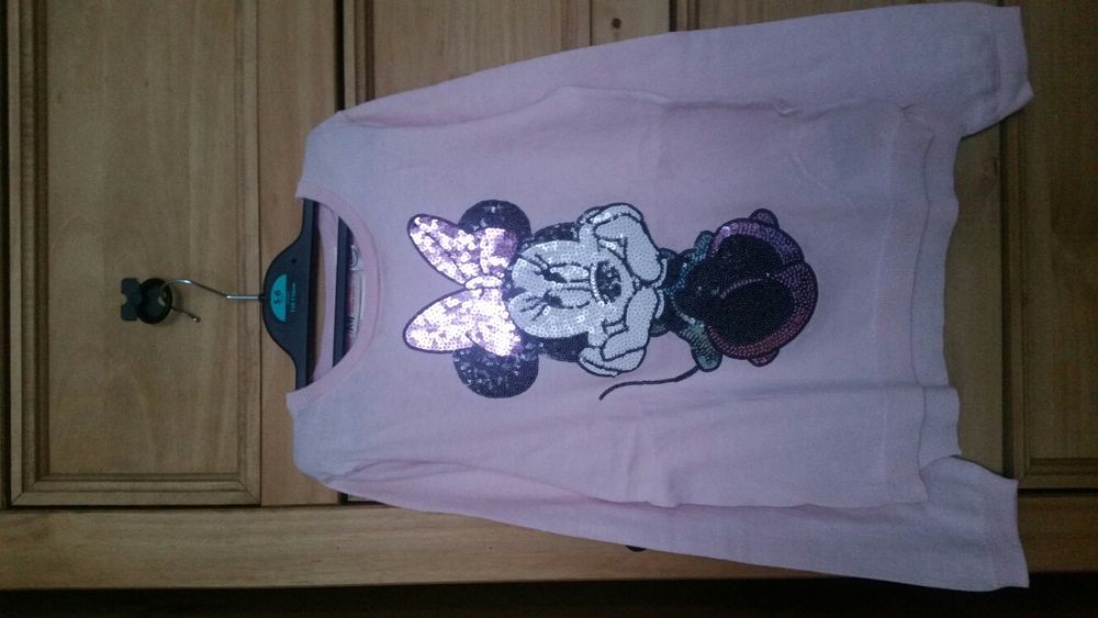 Nowy cienki sweter Disney Minnie Mouse H&M 8-10 lat 134-140 cm