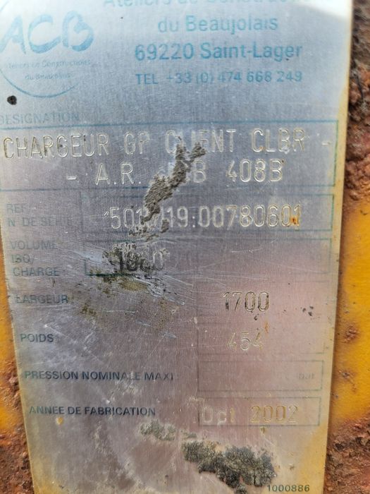 Łyżka do Ładowarki JCB pasuje do komatsu liebherr lemiesz 170 cm