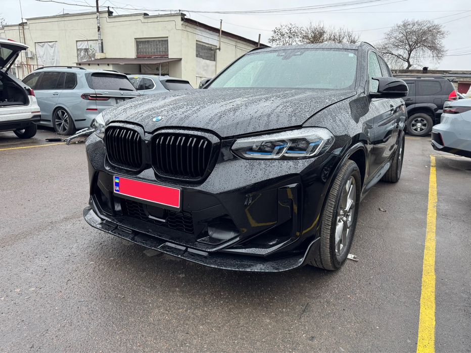 Рестайлинг X3M 2023+ для BMW X3 G01 F97 2018-2022 Обвес Фары бампер