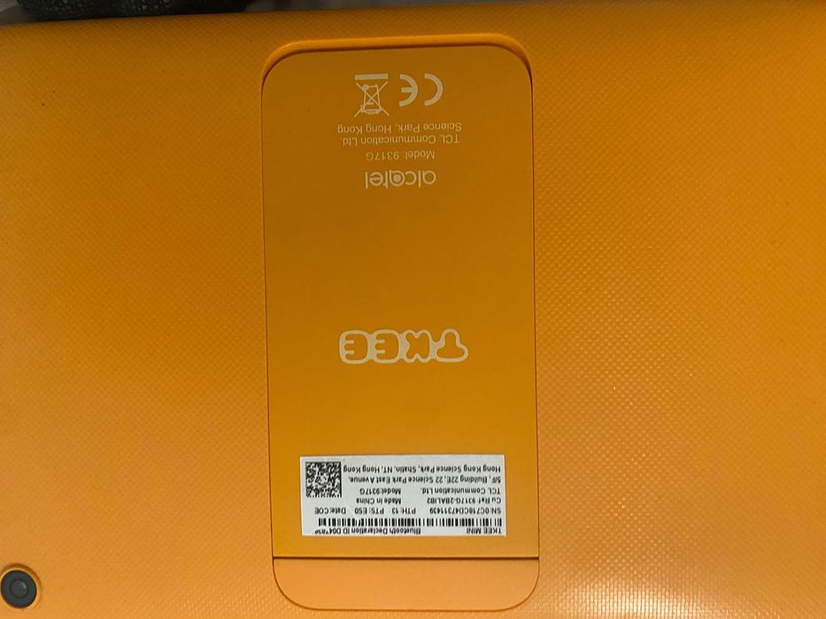 Tablet para jogos criança Alcatel Modelo 9317G