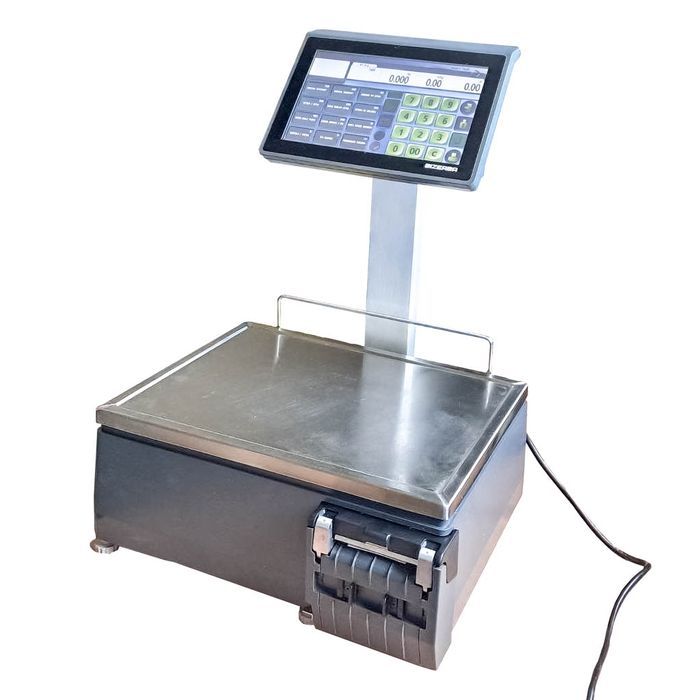 Waga etykietująca BIZERBA XC 800 multimedialna 15kg 2/5g LAN dotykowy