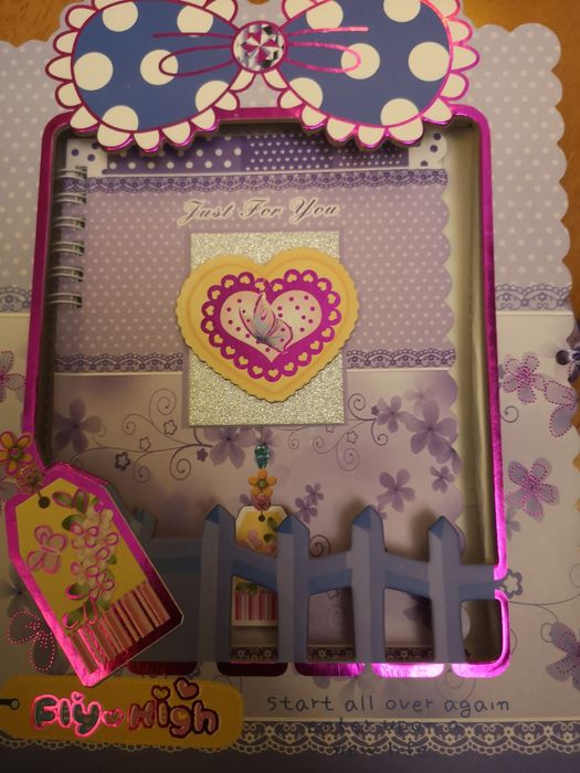 Diário infantil Roxo