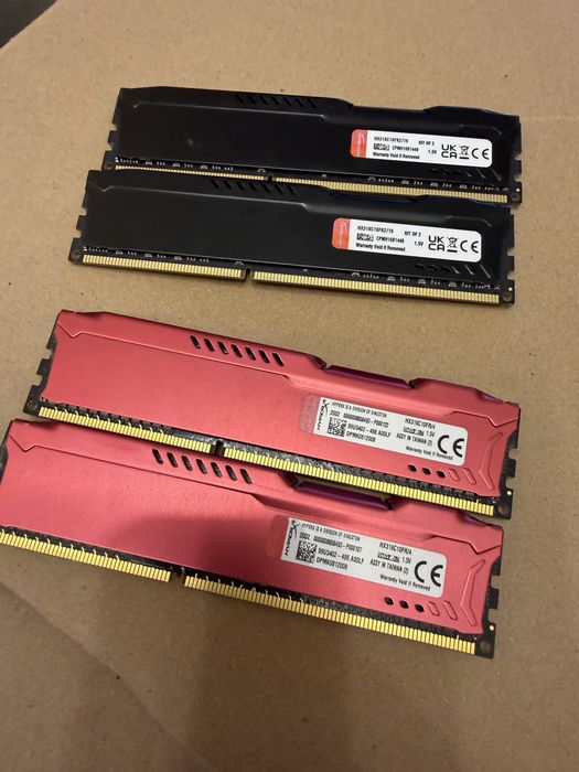 Память ддр3 для пк Kingston HyperX Fury DDR3 , 2~8=16 гб в чорному кольорі !