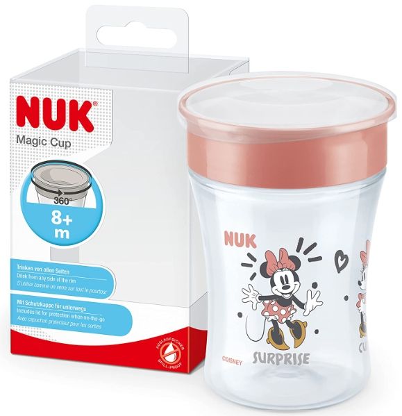 Nuk Kubek 230Ml 8M+ Magic Niekapek Ustnik 360 Do Nauki Picia Myszka