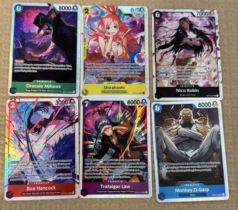 Cartas one piece raras