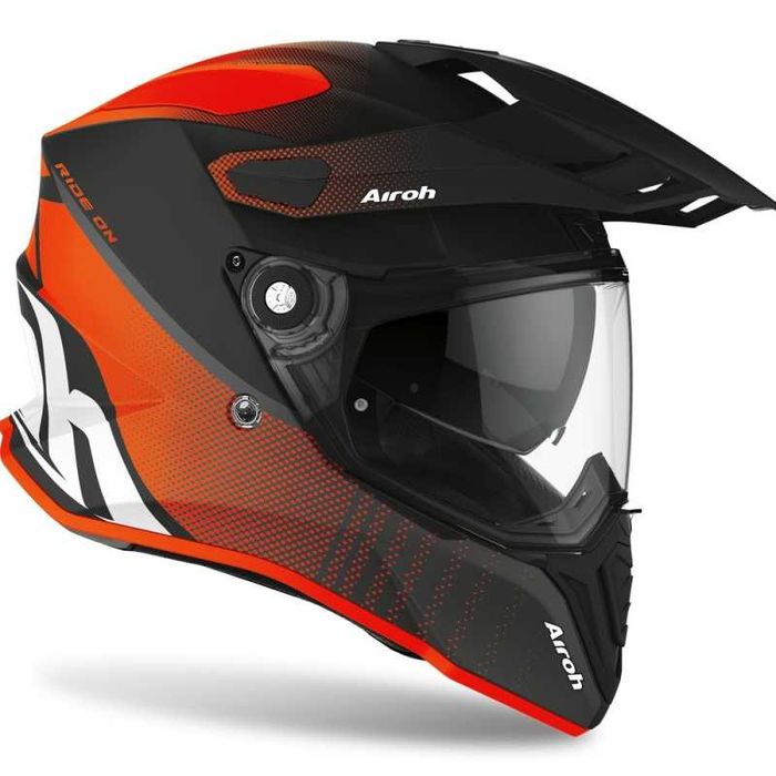 Capacete NOVO Airoh Commander Orange Matt (45% Desconto) Tamanho L