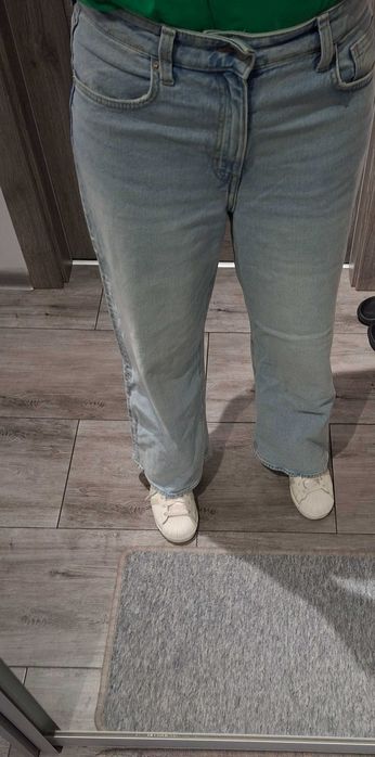Wide Jeans H&M 40 L Spodnie