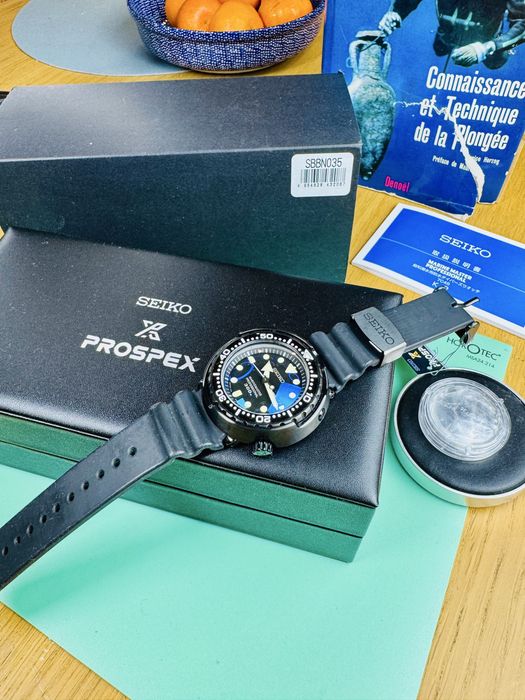 Zegarek Seiko Prospex Tuna SBBN035 Marinemaster JDM szafir – nowa cena