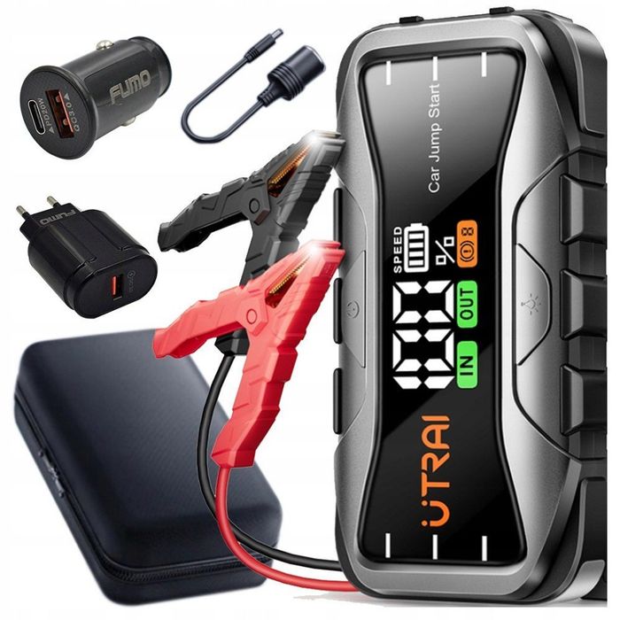 BOOSTER jump starter 6000A 27000mAh powerbank