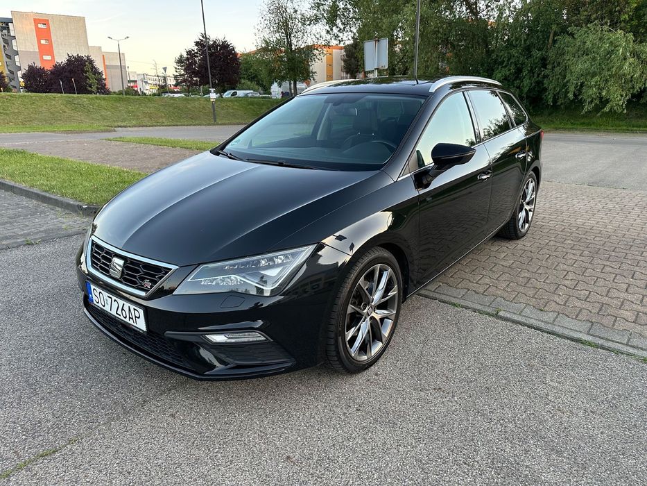 Seat Leon Full Led Alkantara Panorama Aktywny Tempomat FR Piękna Felga 18