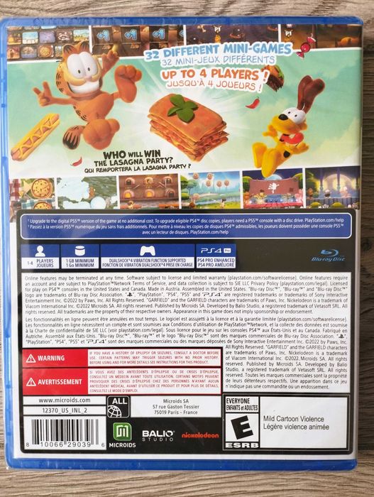 Nowa Gra Garfield Lasagna Party PS4/PS5 Playstation