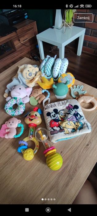 Zestaw zabawek dla niemowlaka