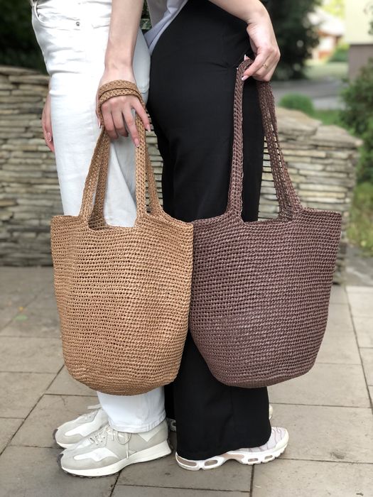 Літня сумка Loewe рафія солома