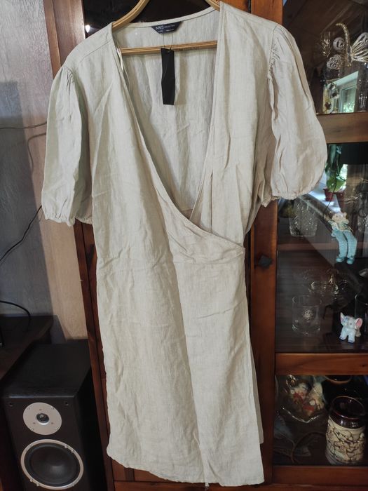 Льняное платье,летнее