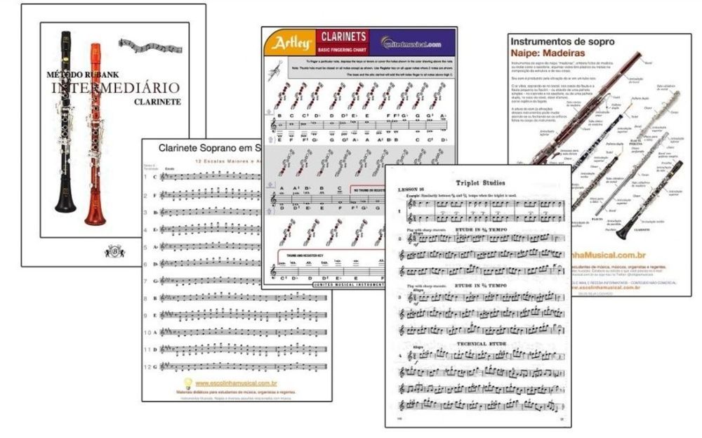 Кларнет
Ноты для учащихся музыкальных школ по Кларнету.