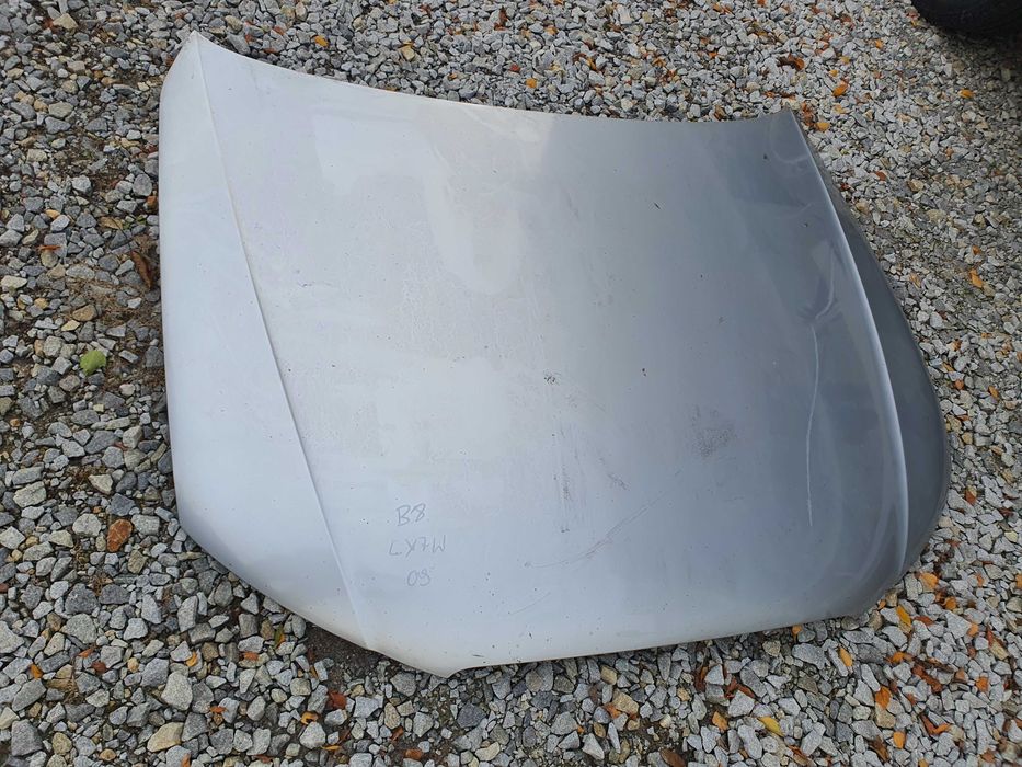 Audi A4 B8 maska przednia pokrywa silnika kolor LX7W 09