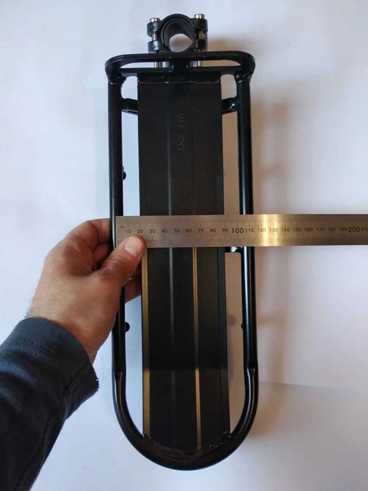 Багажник консольный алюминиевый на трубу седла эксцентрик или болты