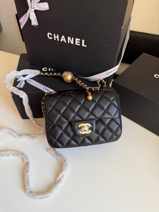Сумка Chanel Classic рожева, біла, чорна, лавандова, жовта