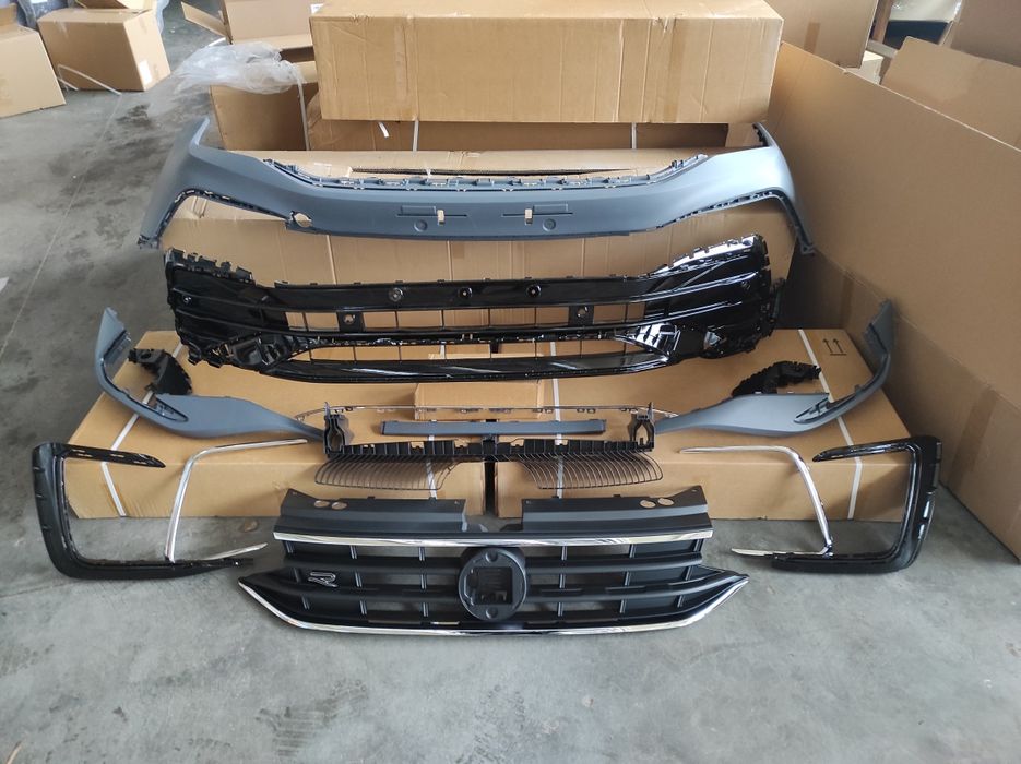 Бампер R-line в сборе Volkswagen Tiguan 2021 2022 2023: 520 $ - Бампери ...
