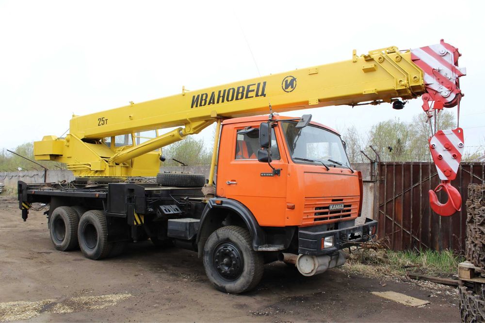 Услуги автокрана 25т/16т, 21.7м