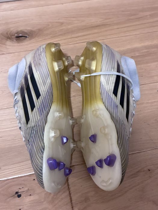 Adidas F50 biało złoty 41 i 1/3