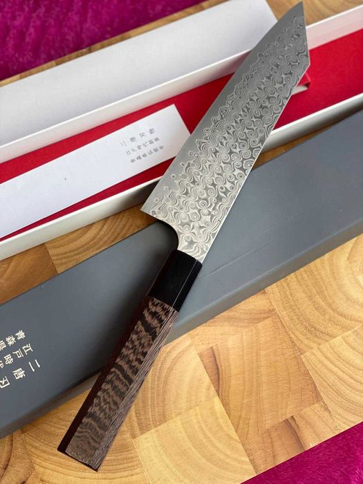 Nóż kuchenny Nigara Kiritsuke SG2 Damascus 210mm (8.3") Nóż Japoński