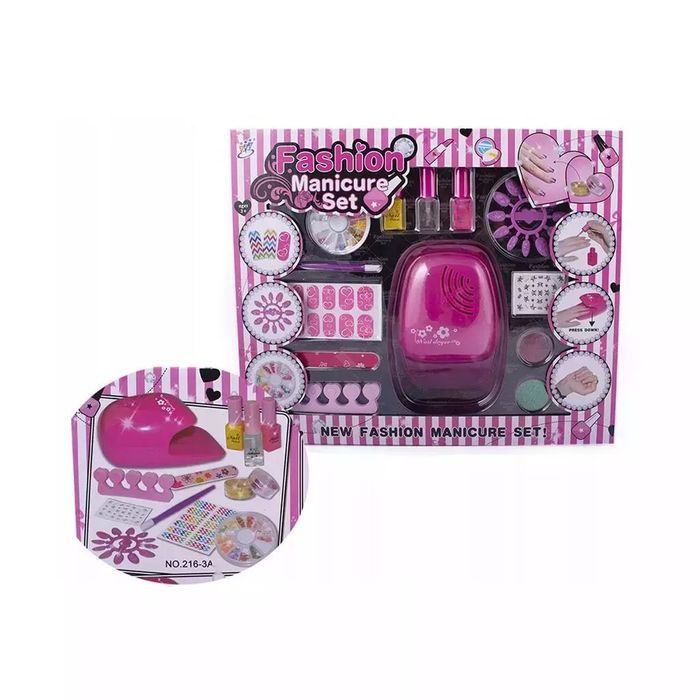 Zestaw do paznokci lampa + akcesoria. Lena