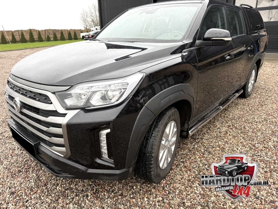 Progi Stopnie boczne  z wyżłobieniami - SsangYong Musso 2018+