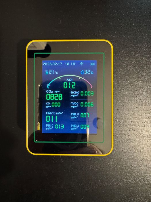 Czujnik jakości powietrza Tuya MT15 biały