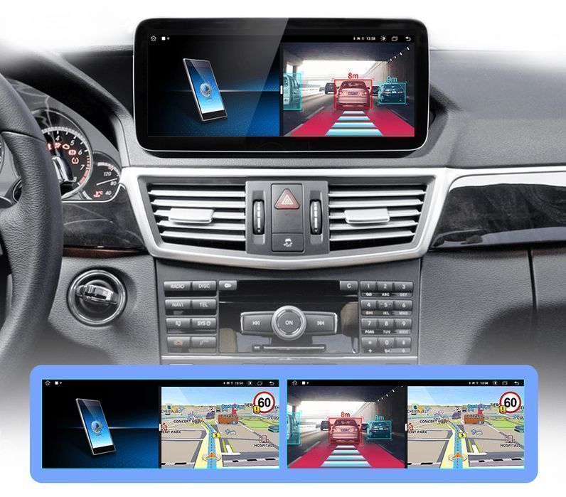 Mercedes E W212 S212 2009–2016 – Radio Android 10.25" CarPlay
