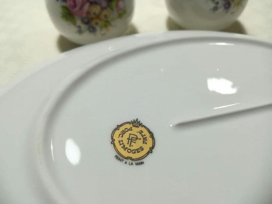 Galheteiro Novo em Limoges pintado à mão