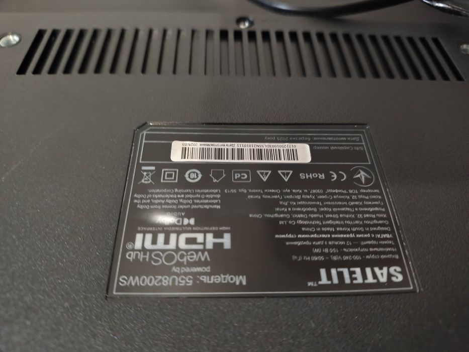 Новый смарт телевизор (LG) SATELIT 55U8200WS