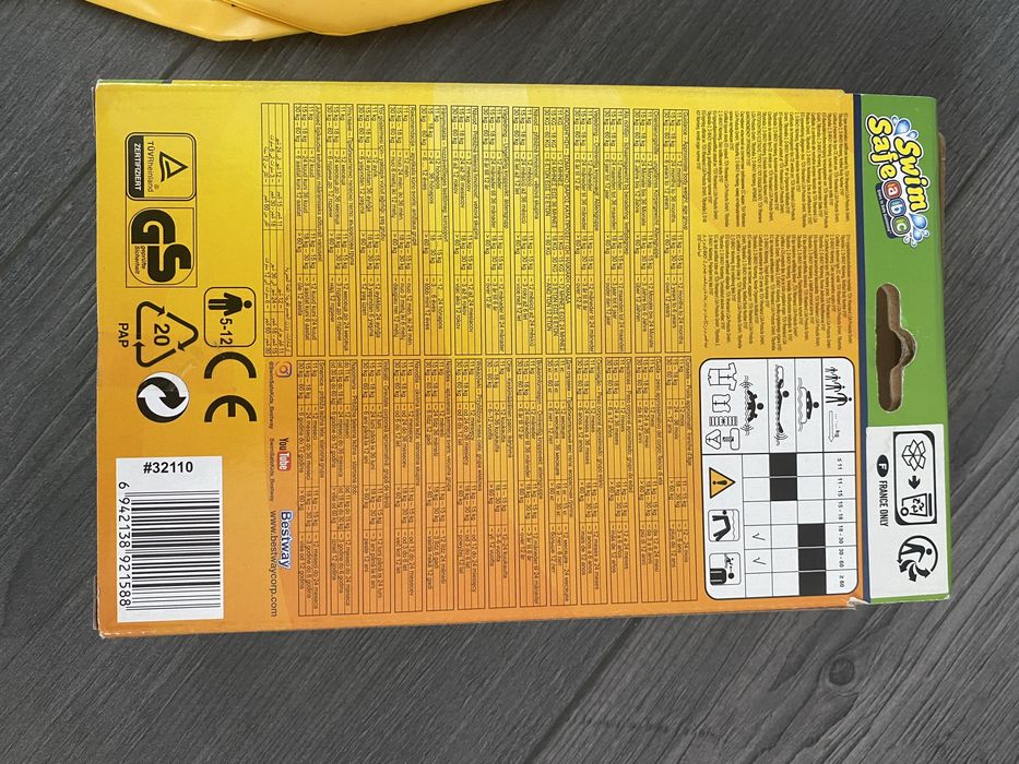 Rękawki do pływania Bestway Swim Safe abc 5-12 lat