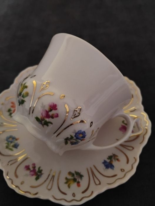 Filiżanka różowa porcelana