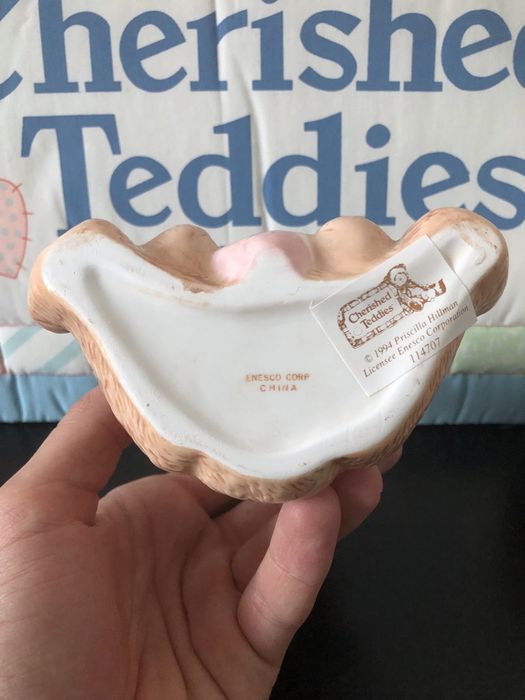 Вінтажний керамічний набір для ванної Cherished Teddies Enesco 1994