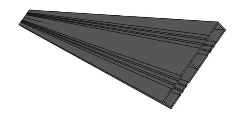 Profil aluminiowy FALA 150x20x1,4 mm – Wyjątkowe ogrodzenie NOWOŚĆ