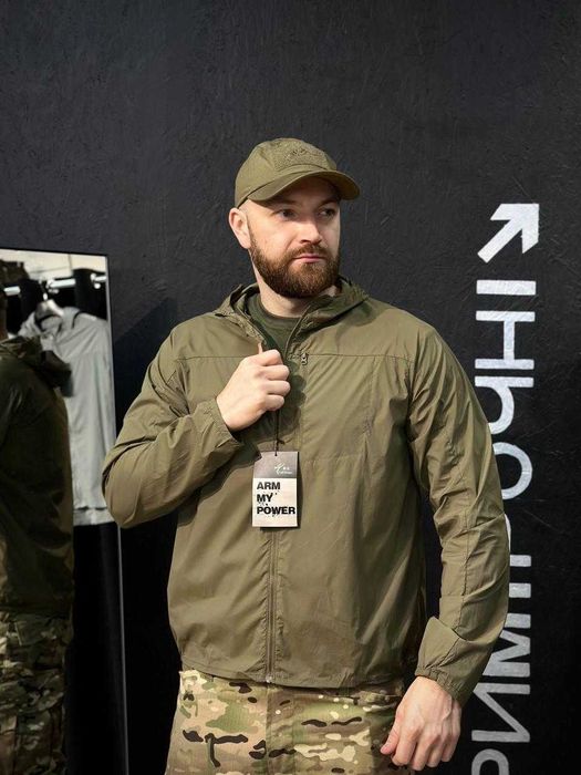 Тактична військова ультралегка літня куртка вітрівка штормовка Call Dragon Lava Олива S - 3XL
