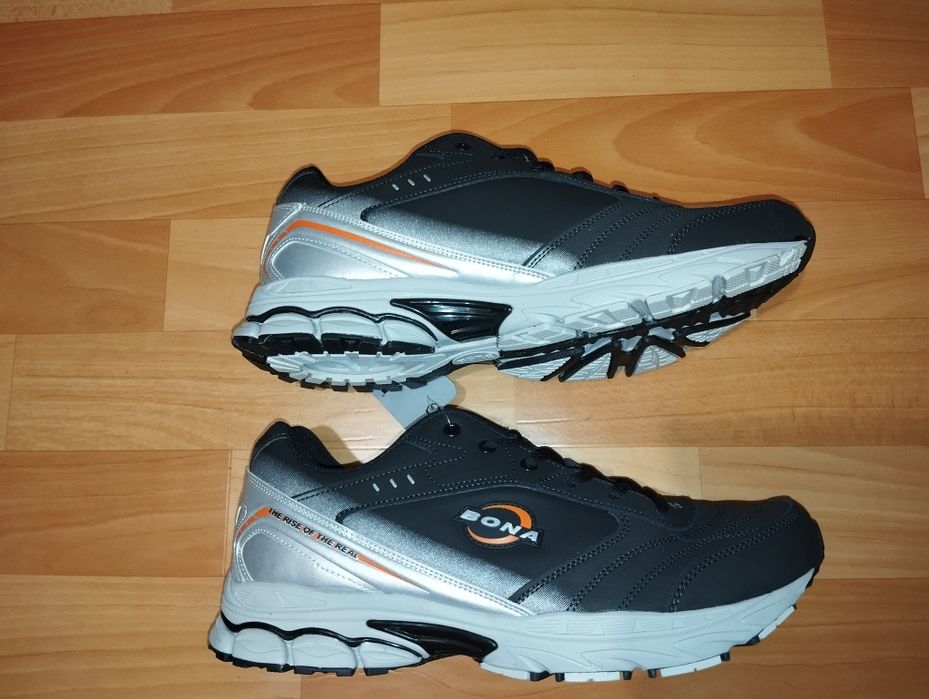 Спортивные мужские кроссовки бона BONA Нубук Размер 46 стелька 30 см