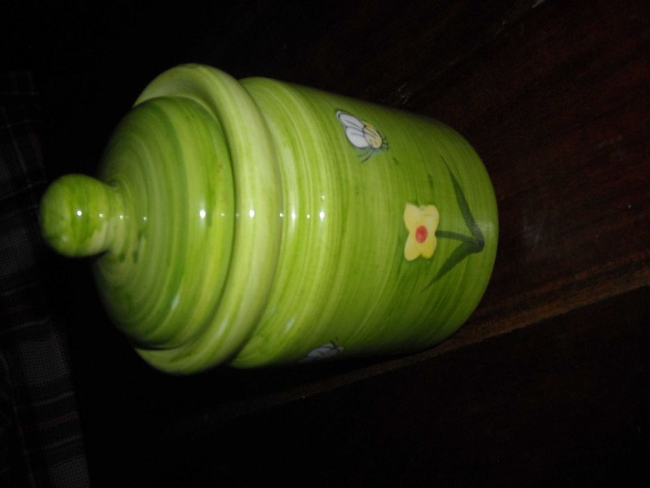 Pote frasco saleiro com vaca