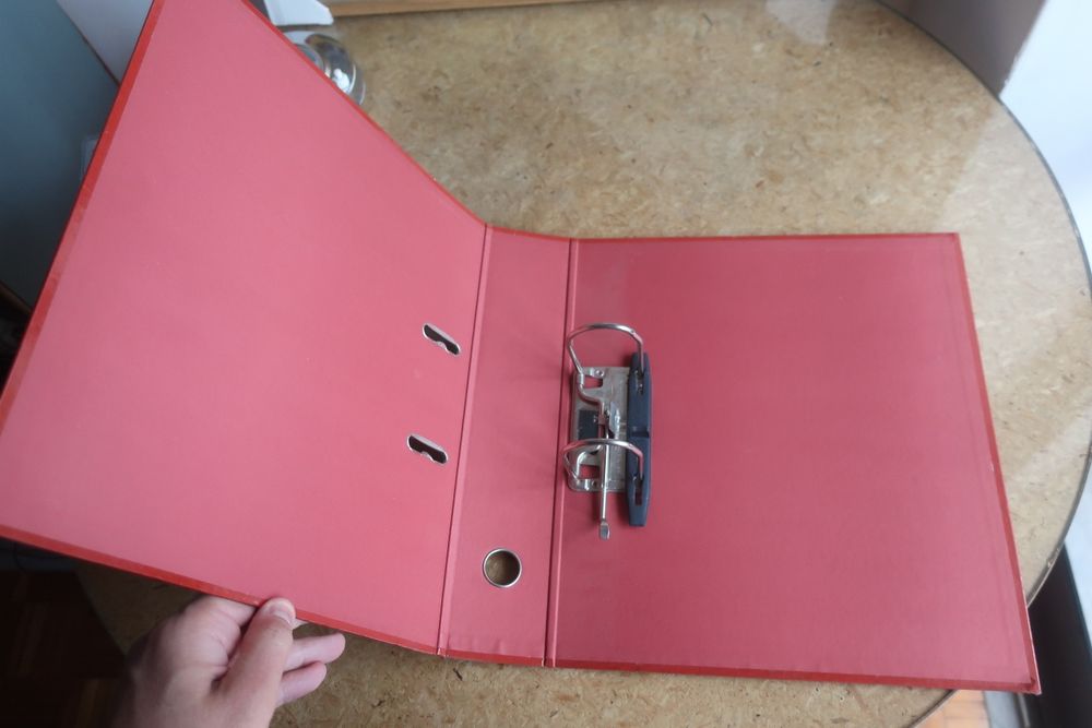 Pasta de arquivo Ambar de lombada larga A4 (25 unidades disponíveis)