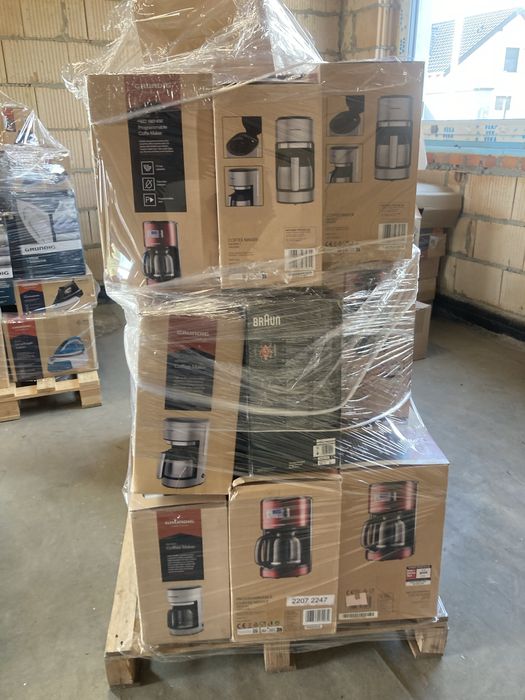 Palety Zwroty AGD Elektronika Kat ABC GRUNDIG Ekspresy 32szt.Specyfika