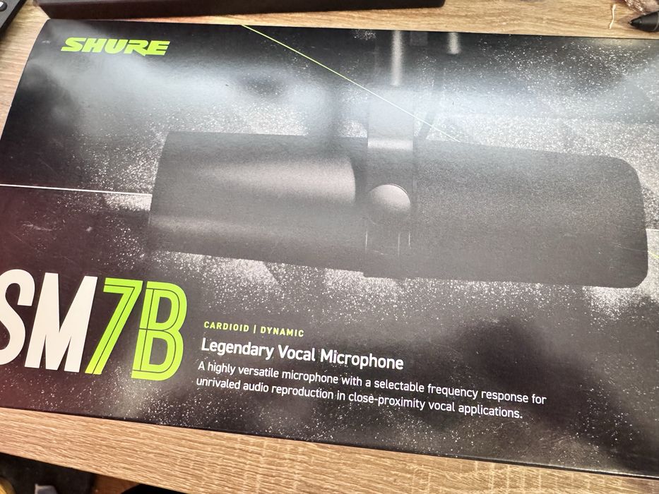 Мікрофон Shure SM7B новий, розпакований, повна комплектація Оригінал