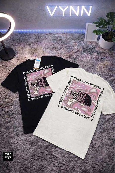 Футболка THE NORTH FACE PinkBox •  TNF Чорна / Біла •  XS - XXL